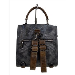 Женская сумка-рюкзак из искусственной кожи, цвет серый