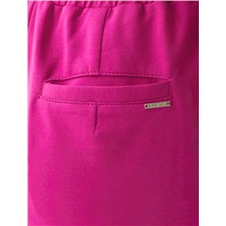 Свободные брюки из тонкого премиального футера с эластаном