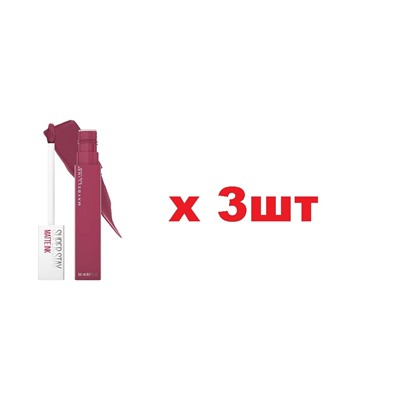 Maybelline New York Губная помада суперстойкая Super Stay Matte Ink тон 150 3шт