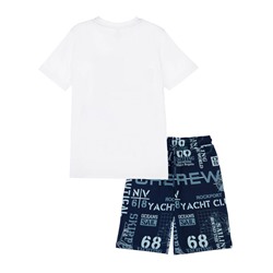 Комплект трикотажный для мальчиков: фуфайка (футболка), шорты