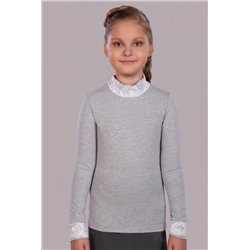 Блузка для девочки Дженифер арт. 13119 (Серый меланж)