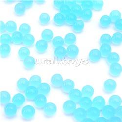 Пули водные, цвет синий, 7-8 мм, в бутылке