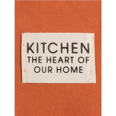 Фартук Этель Kitchen 60×70 см, цвет оранжевый, 100% хлопок, саржа 220 г/м²