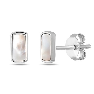 Серьги, перламутр, BY-494