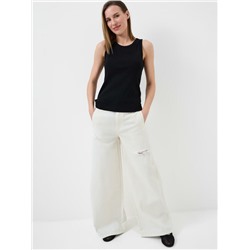 Брюки текстильные джинсовые для женщин