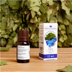 Эфирное масло «Чайное дерево», флакон-капельница, аннотация, 10 мл, дезинфицирующее
