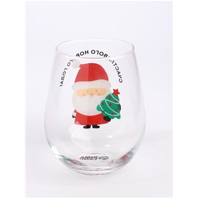 Стакан стеклянный новогодний «Счастливого нового года», 620 мл
