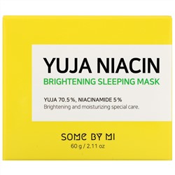 Some By Mi, Yuja Niacin, ночная увлажняющая маска, 60 мг (2,11 унции)