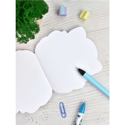 Блокнот фигурный 120х117 мм 30л без линовки "МОДНЫЙ ЕНОТ" 67598 Феникс