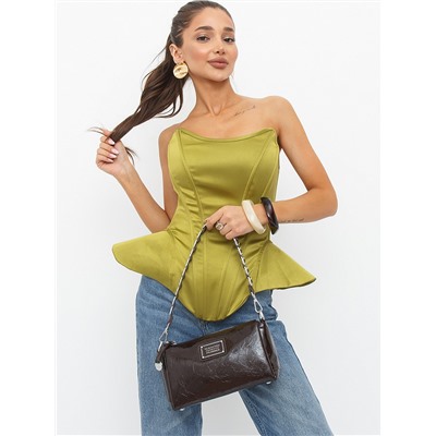 Сумка 0847CY coffee Polina&Eiterou