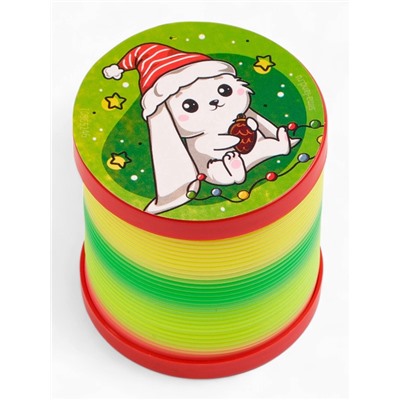 Пружинка радуга «Новый год», d=5 см, МИКС