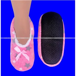 2 пары ПОДАРОЧНЫЙ НАБОР Носки-тапочки женские внутри с мехом