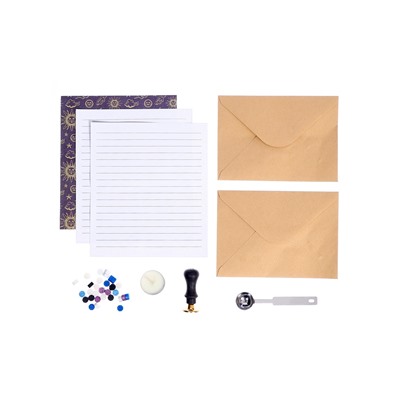 Набор для опытов для детей «Сургучная печать. Эзотерика», штамп, сургуч, конверт для письма