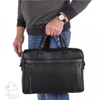 Портфель мужской 8223-8S black S-Style