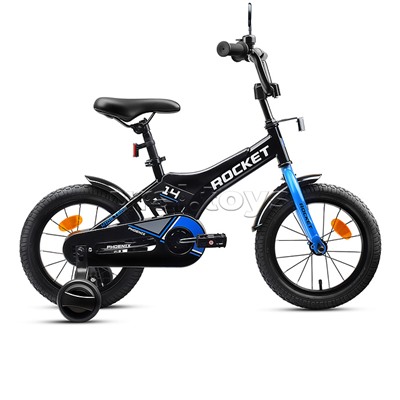 Велосипед 14" Rocket Phoenix, цвет черно/синий