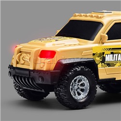 Машина "Военная служба" 1:20 (свет, звук) в коробке