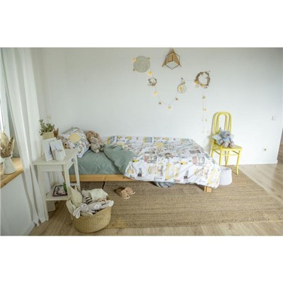 Постельное бельё 1.5-спальное «Этель» Fantastic town, бязь