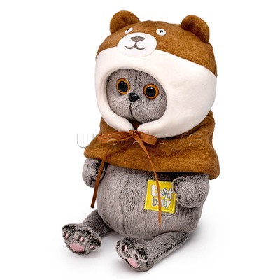 Кот Басик BABY в шапке "Медвежонок"