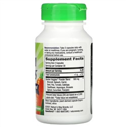 Nature's Way, Garden Veggies, 60 вегетарианских капсул