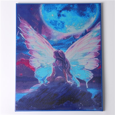 Алмазная вышивка полное заполнение «Лесная Фея», на раме, 40×50 см