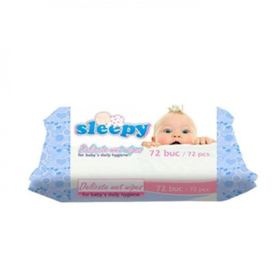 Салфетки Влажные SLEEPY для детей КЛАССИК 120 шт. с клапаном