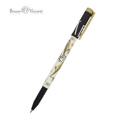 Ручка шариковая 0.5 мм "FunWrite.Музыка. Золотой саксофон" синяя 20-0212/84 Bruno Visconti