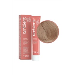TEFIA Ambient 9.13 Перманентная крем-краска для волос / Очень светлый блондин пепельно-золотистый, 60 мл KRISTALLER, 1123809