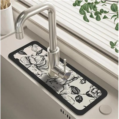 Кухонный коврик для смесителя, «дождевик» для кухонной раковины 38х14см