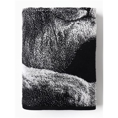 Полотенце махровое Этель «Лучший папа», 70×130 см, 100% хлопок, 420 г/м², чёрно-белое