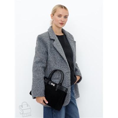 Сумка женская кожаная 999010NN black Natale Navetta