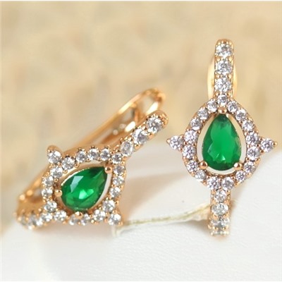 Серьги позолота H01-14882р
