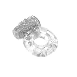 Прозрачное эрекционное кольцо с вибрацией Rings Axle-pin