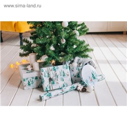 Коробка подарочная новогодняя складная «Лесная сказка», 31×25.5×16 см, Новый год