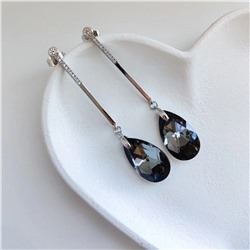 Серьги с кристаллами Swarovski