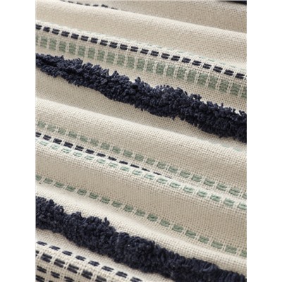 Плед с кисточками «Этель», с таффтингом, 125×150 см, 550 г/м²