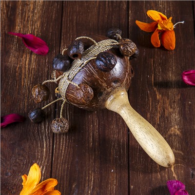 Сувенирный музыкальный инструмент «Маракас» 24×16×16 см