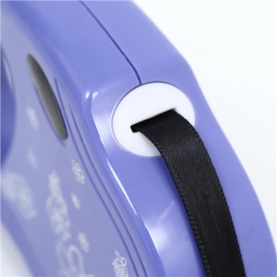 Рулетка «Цветы», 3 м, до 10 кг, фиолетовая