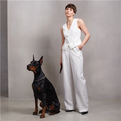 Брюки женские MIST: Classic Collection, размер 48, цвет экрю