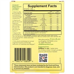 ChildLife, Multi Vitamin SoftMelts со вкусом натурального апельсина, 27 таблеток