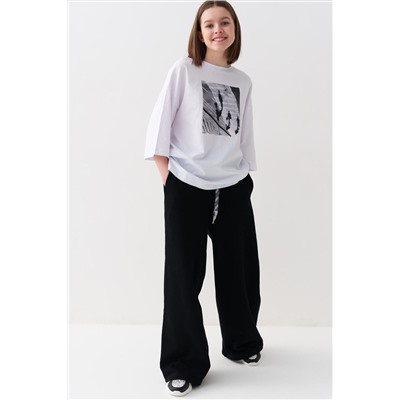 Брюки трикотажные для девочек PLAYTODAY, 1240278