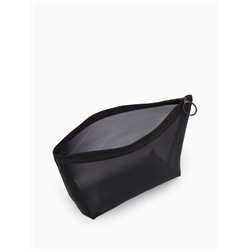 Косметичка Classic, сетка, на молнии, чёрная