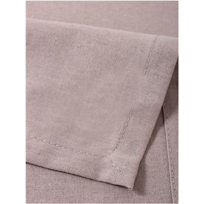 Скатерть Этель ECO, цвет серый, 136×180/±6 см, 70% хл, 30% лён, 190 г/м²