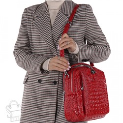 Рюкзак женский 69123-1 red Velina Fabbiano-Safenta/50