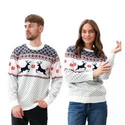 Свитер вязаный новогодний KAFTAN «Скандинавия», размер 54