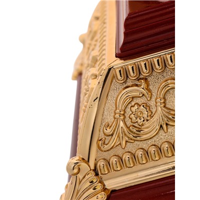 УЦЕНКА Часы - светильник «Ретро телефон», красный, с будильником, 28.5×18×18 см