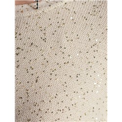 Джемпер из хлопковой пряжи с пайетками