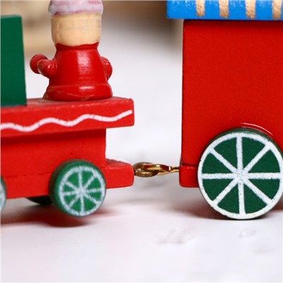 Сувенир «Новогодний поезд», 20 см