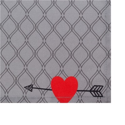 Фартук «Этель» Love 60×65 см см, 100% хлопок, саржа 190 г/м²