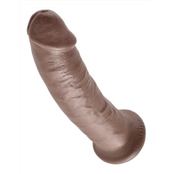 Коричневый фаллоимитатор 9  Cock - 22,9 см.