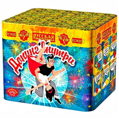 Батарея салютов "Допинг внутри" (0,6"-0,8"-1" х 38 залп.) * в кор. 8 шт. Срок до 01.04.27